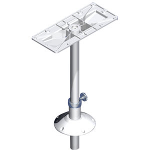 pie de mesa para barco ajustable / de acero inoxidable