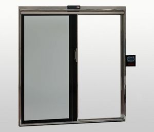puerta para barco / corredera / con paneles de vidrio