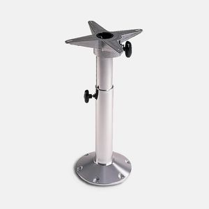 pie para asiento piloto para barco / ajustable / de aluminio