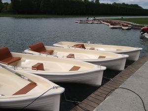barco de remo clásico / skiff