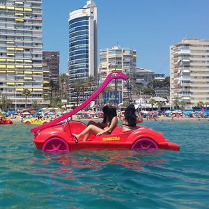Hidropedal 4 plazas / con tobogán