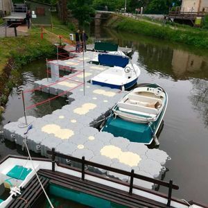 módulo para pantalán flotante modular
