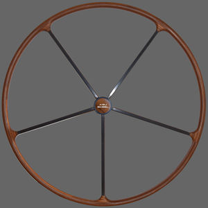 rueda de timón para velero