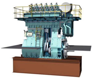 motor para buque de baja velocidad / diésel / Tier 3