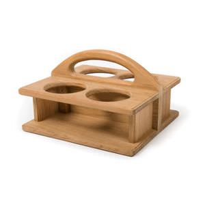 portabebida para barco de teca