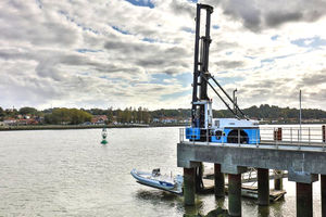 carretilla elevadora para barco