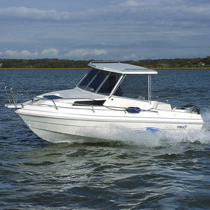 barco de motor de pesca-paseo fueraborda