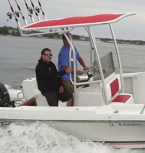 T-top para barco de motor 1