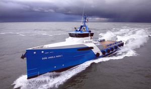 buque de servicio offshore de transporte de tripulación / de alta velocidad