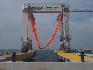travel lift controlado a distancia