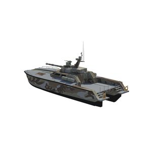 barco profesional barco militar / catamarán / intraborda / diésel