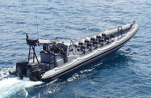 barco de transporte de tropas / fueraborda / embarcación neumática semirrígida