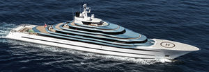 mega-yate de lujo de crucero