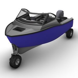 barco de motor de pesca-paseo fueraborda