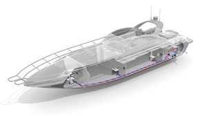 sistema combinado para climatizador y calefacción para barco