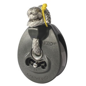 polea winch / simple / con fijación textil / diámetro máx. del cabo: 10 mm