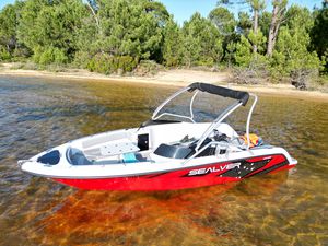 barco open propulsión por moto acuática