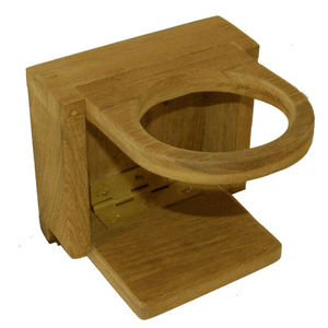 portabebida para barco de teca