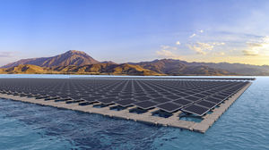 central eléctrica solar flotante