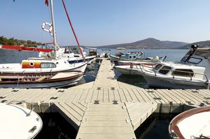 pantalán modular / flotante / de amarra / para puerto deportivo