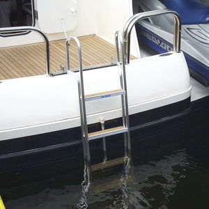 escalera para barco / abatible / de baño / manual