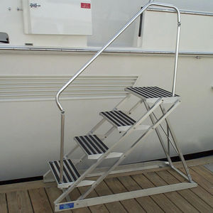 escalera para pantalán / lateral / de embarque / manual