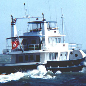 yate a motor de crucero 1