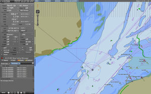 radar para buque / de detección / con ECDIS / en color