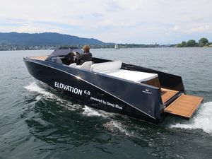 runabout intraborda / eléctrico / con doble consola / 8 personas máx.