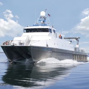 buque para investigación oceanográfica de acero