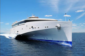 car-ferry de alta velocidad / trimarán