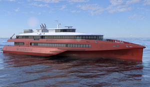 ferri de pasajeros de alta velocidad / trimarán