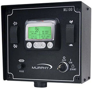 panel de mando y control para barco