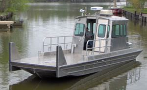 barco profesional gabarra de trabajo