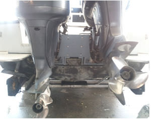 soporte elevador de motor para barco
