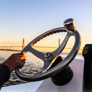 volante para barco de motor de acero inoxidable