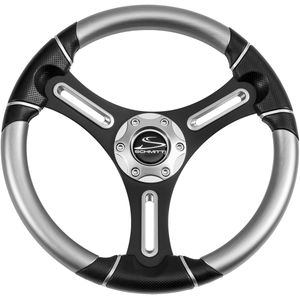 volante para barco de motor barnizado con poliuretano 1