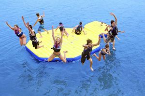 juego acuático isla