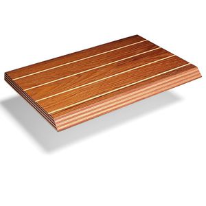 panel decorativo / de contrachapado / de teca