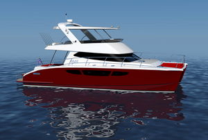 yate a motor catamarán