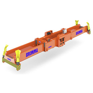 spreader para grúa apiladora / para contenedores / telescópico / de tipo twin-lift