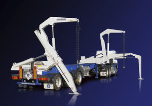 remolque portacontenedores / para terminal portuaria / de carga lateral / de autocarga