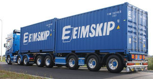 chasis triple eje / portacontenedores