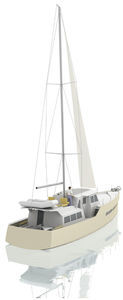 yate de vela de crucero / motovelero / con fly