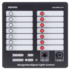 panel de mando y control para buque