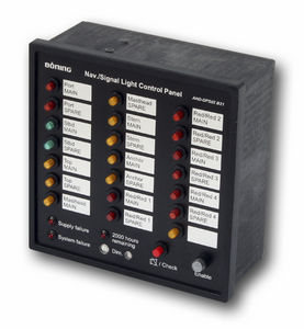 panel de mando y control para buque