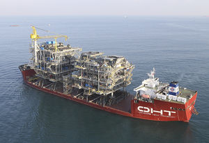 buque de servicio offshore para la construcción