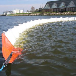 barrera de contención / flotante / para aguas tranquilas