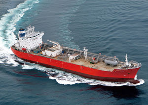 buque de carga transportador de GLP