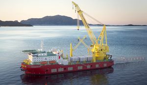 buque de servicio offshore para transporte de mercancía pesada